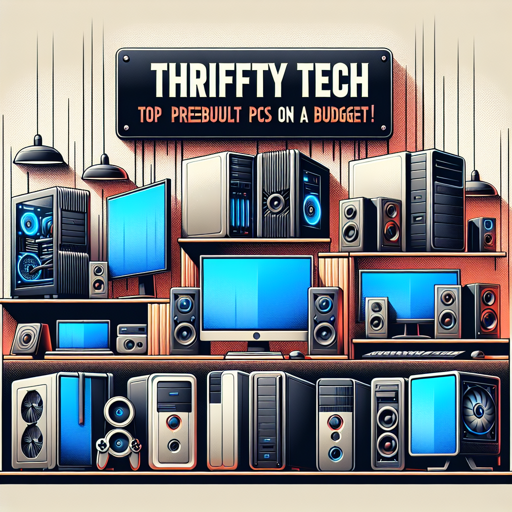 Thrifty Tech: Top Prebuilt PCs on a Budget!